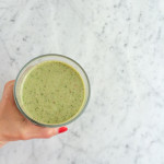 Spinach Apple and Avocado Smoothie