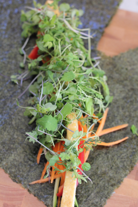 Vegan, low-carb, light and fresh, give these Avocado Tofu Veggie Hand Rolls a try! They are delicious and EASY to make! #handrolls #vegan #lowcarb @hipfoodiemom1
