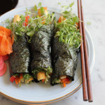 Avocado Tofu Veggie Hand Rolls