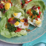 Cobb Salad Lettuce Wraps