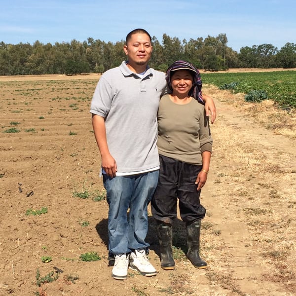 Owners at T&Y Strawberry Patch in Woodland, CA.