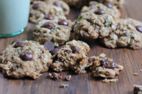 Gluten Free Zucchini Coconut Chocolate Chip Cookies