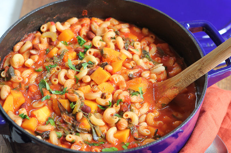 Vegetarian Pasta e Fagioli • Hip Foodie Mom