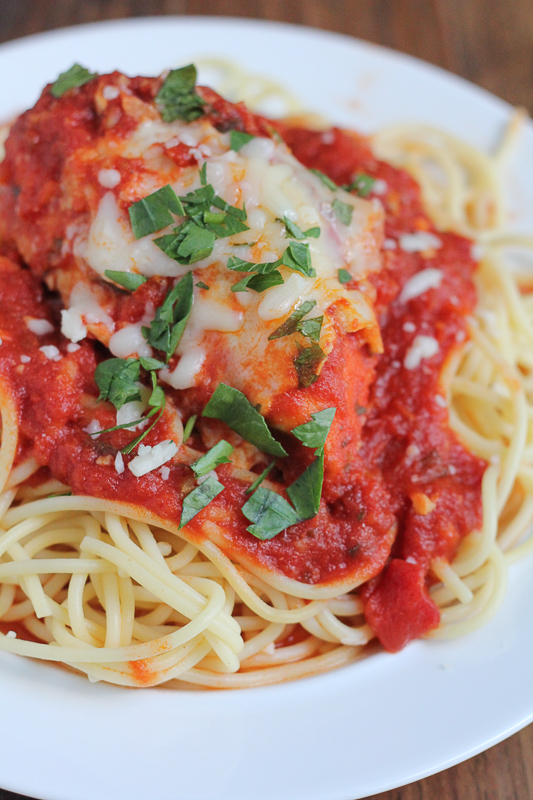 Slow Cooker Chicken Parmesan