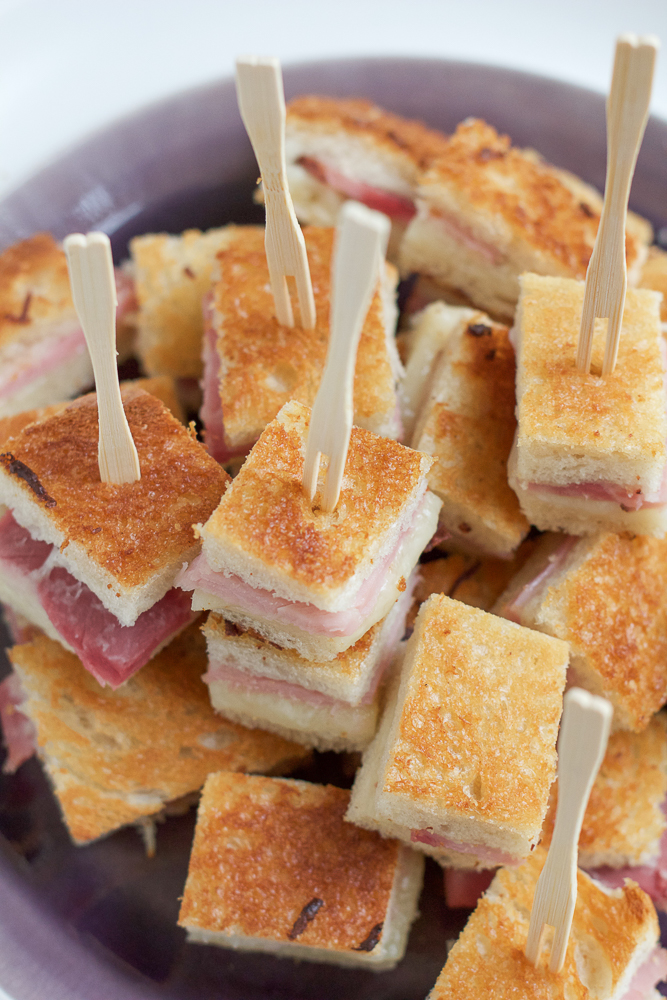 Mini Croques Monsieur Sandwiches • Hip Foodie Mom