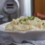 Slow Cooker Mashed Potatoes with Cauliflower