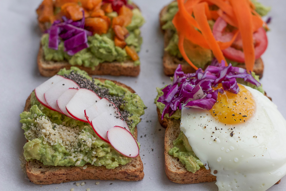 fancy avocado toast