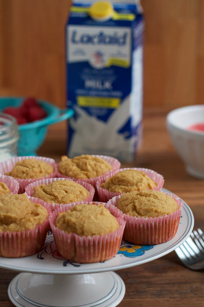 Coconut Raspberry Muffins! Made with coconut flour so they are gluten free, grain free and dairy friendly! You've got to try these! #ad