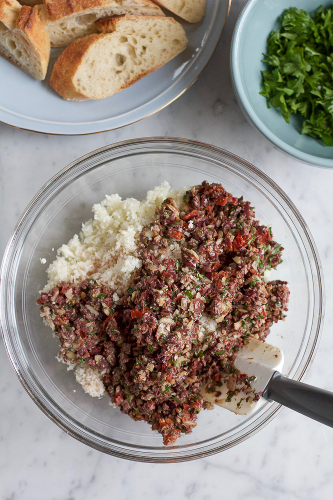 Cauliflower Pesto Toasts • Hip Foodie Mom