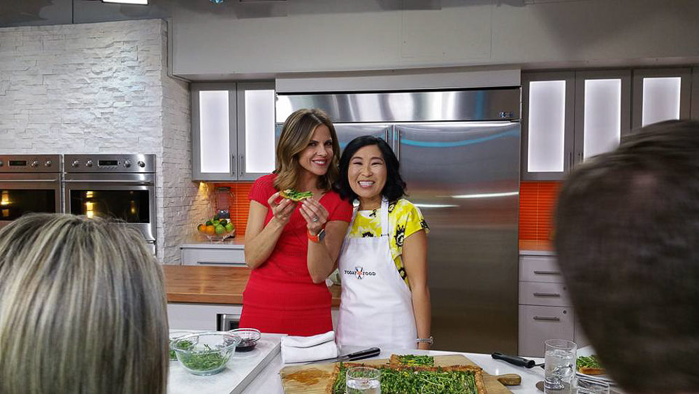 My Asparagus Gruyere Tart on The TODAY Show! It's been a crazy past few days but I wanted to share my experience with you all!