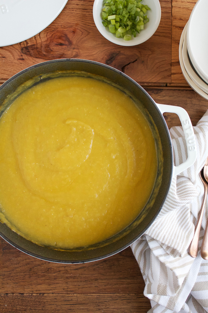 Leek Potato and Fennel Soup. This is comfort in a bowl. Fresh, light, filling and dairy free so you can go for that second bowl. 