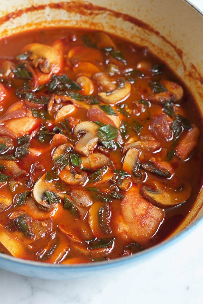 How to Make Spicy Korean Chicken Stew