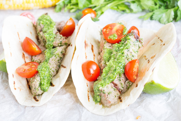 Healthy Weekly Meal Plan 7.2.16! A healthy weekly meal plan featuring a Kale and Sweet Potato Frittata, Caprese Kabobs with Balsamic Glaze, Thai Chicken Tacos with Spicy Peanut Sauce and more!