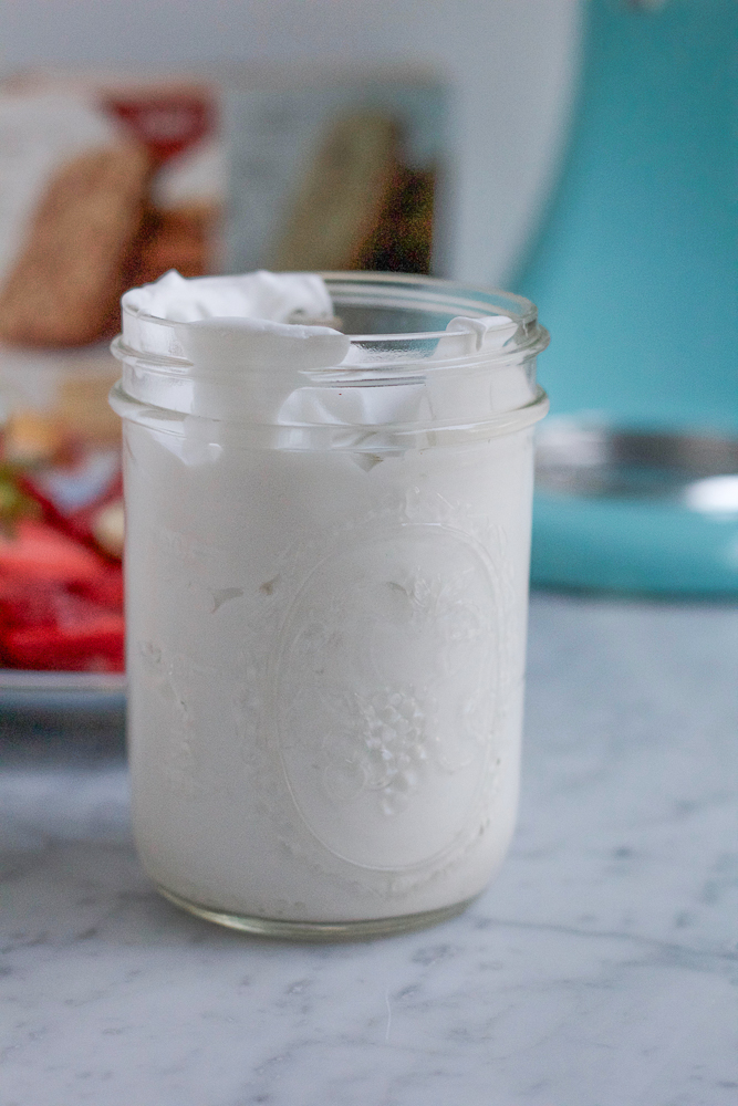homemade coconut whipped cream