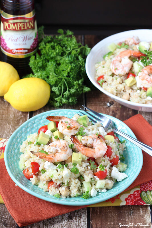 Shrimp-Pomeian-Quinoa-Salad