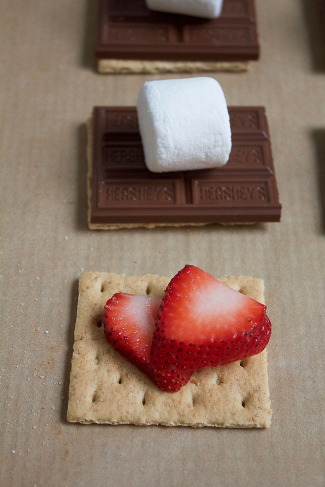 Easy S&rsquo;mores At Home! Completely indulgent and yummy, this is the perfect quick, summer treat to make at home and share with friends and family!