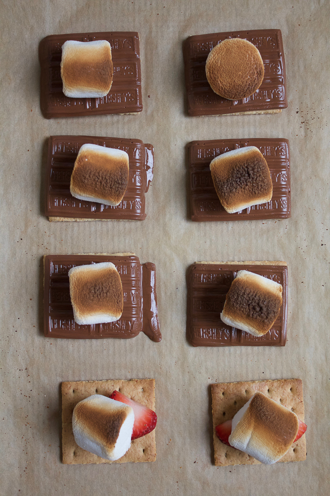 Easy S&rsquo;mores At Home! Completely indulgent and yummy, this is the perfect quick, summer treat to make at home and share with friends and family!