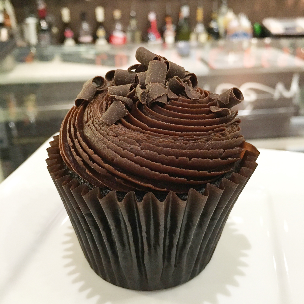 Vegan Chocolate Cupcake at Creme Cupcake in Des Moines