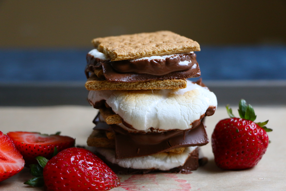s’mores at home + a video!