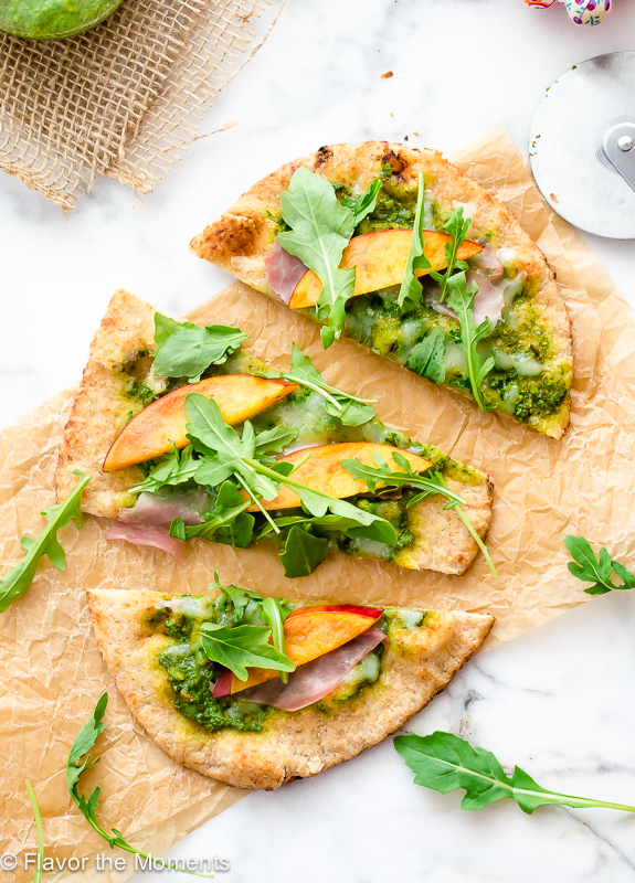 grilled-flatbread-pizza-with-arugula-pesto-nectarines-and-prosciutto1-flavorthemoments.com_