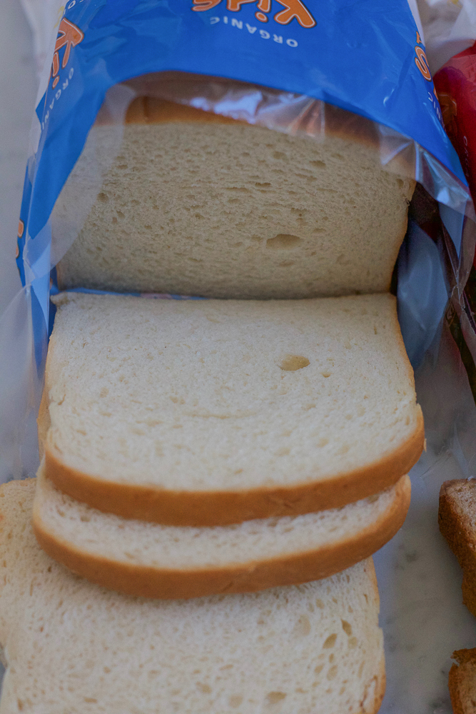Tomato Cucumber Sandwiches!! Made with Rudi&rsquo;s Organic Bakery Kids Soft White Bread! The perfect sized bread for little hands! These are so easy to make and so delicious! If you grew up eating tomato sandwiches, you know how good this is!!!
