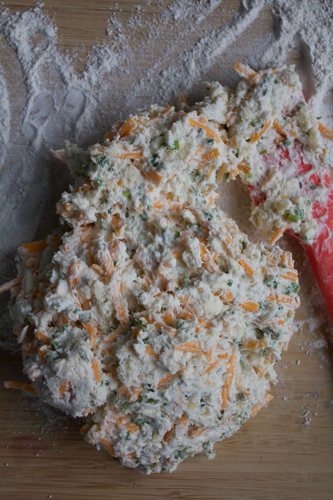 Cheddar Cheese Chive Drop Biscuits made with White Lily Enriched Bleached Self Rising Flour. The only flour you need when making biscuits! These are cheesy, buttery and packed with flavor! You've got to try these!