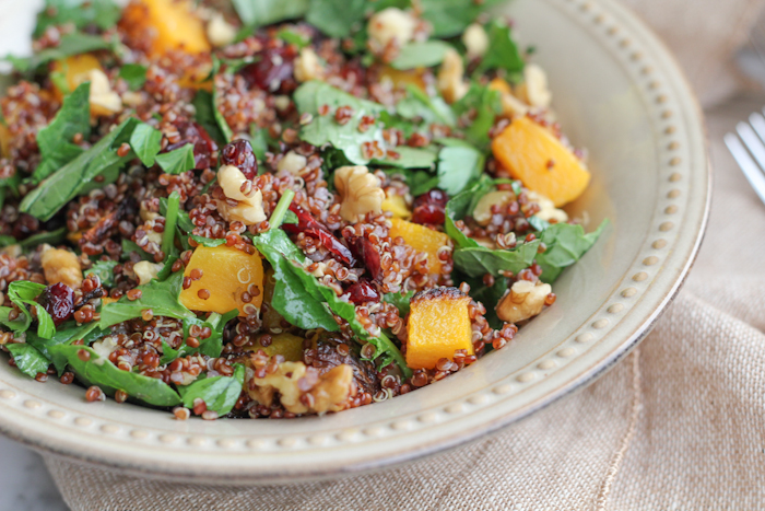 Healthy Weekly Meal Plan 9.17.16! A healthy weekly meal plan featuring Lemon Rosemary White Bean Toasts, Red Quinoa Butternut Squash Kale Salad, Butternut Squash and Black Bean Bowls and more!