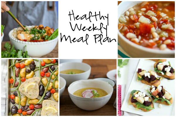 Healthy Weekly Meal Plan 10.29.16
