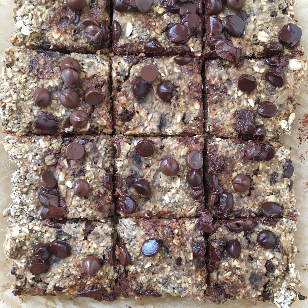 chocolate chia bars