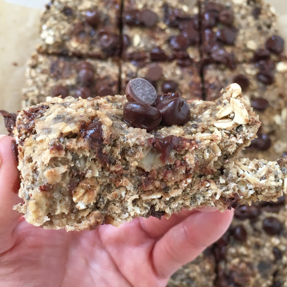 Chocolate Chia Bars! Soft, chewy, easy to make and packed with goodness! These Chocolate Chia Bars are so delicious! You have to try the recipe!
