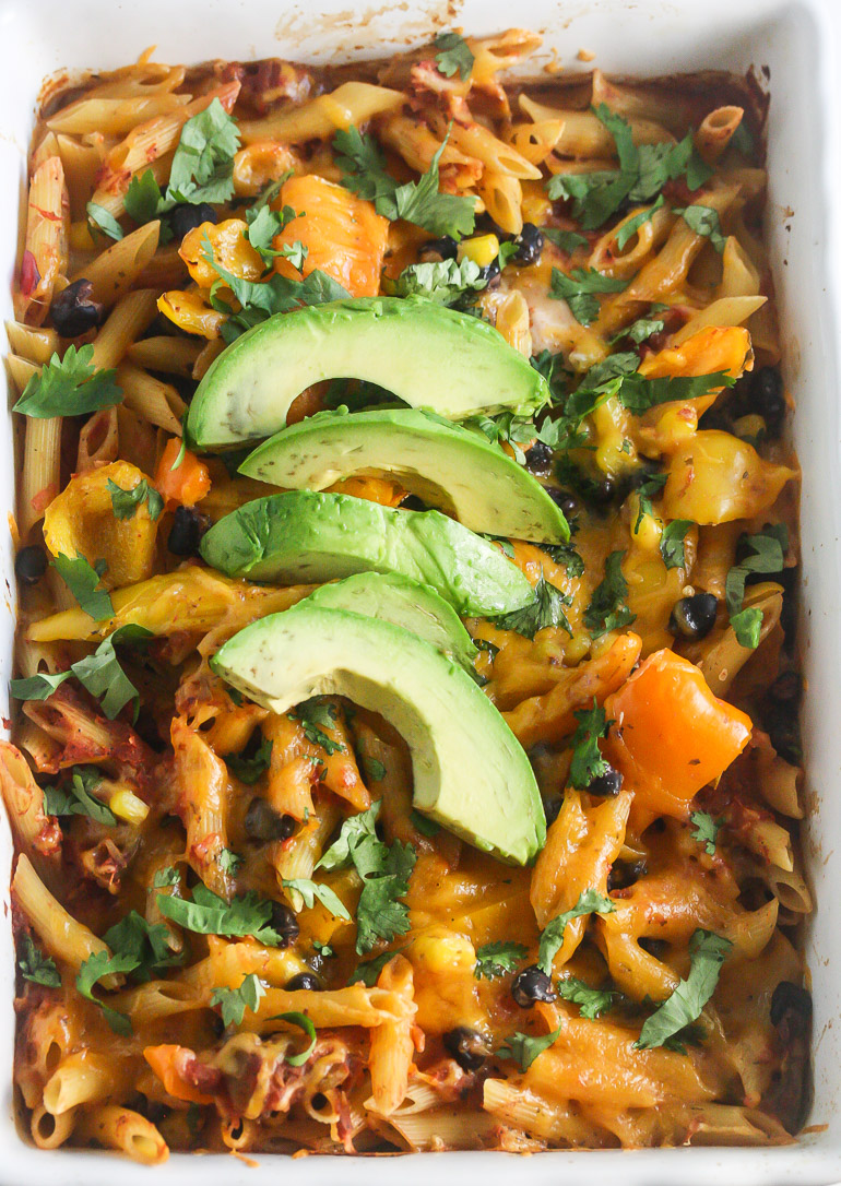 Salsa-Pasta-Chicken from Lauren Kelly Nutrition