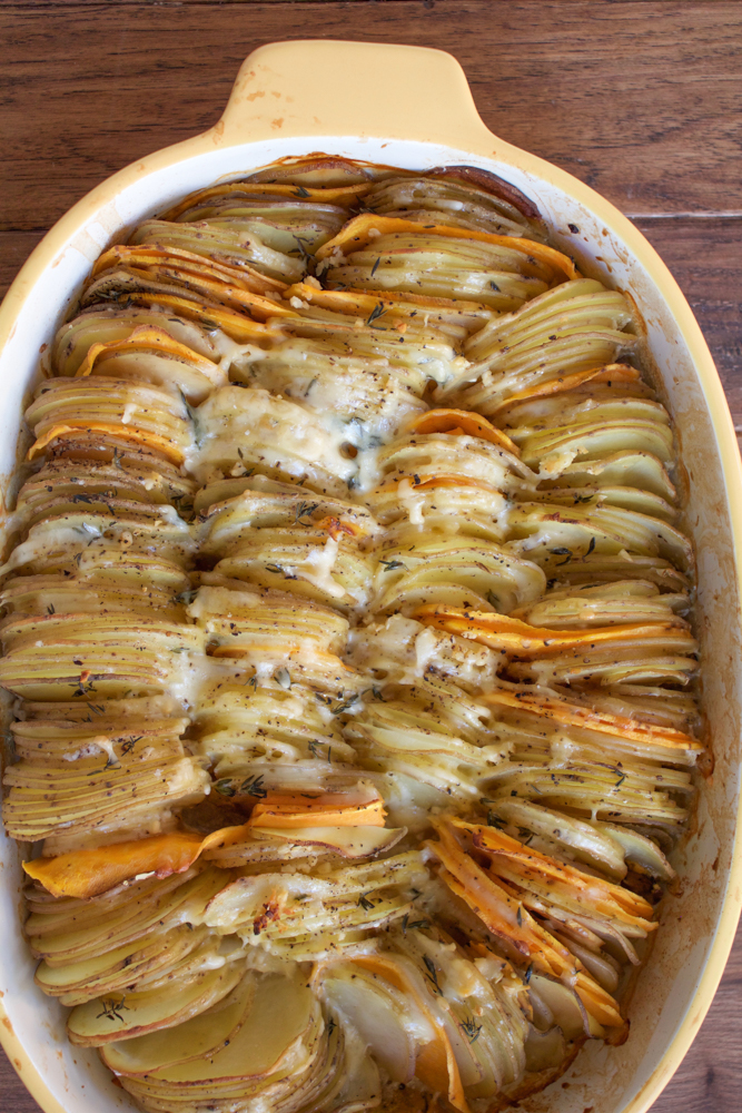 Hasselback Potato Gratin • Hip Foodie Mom