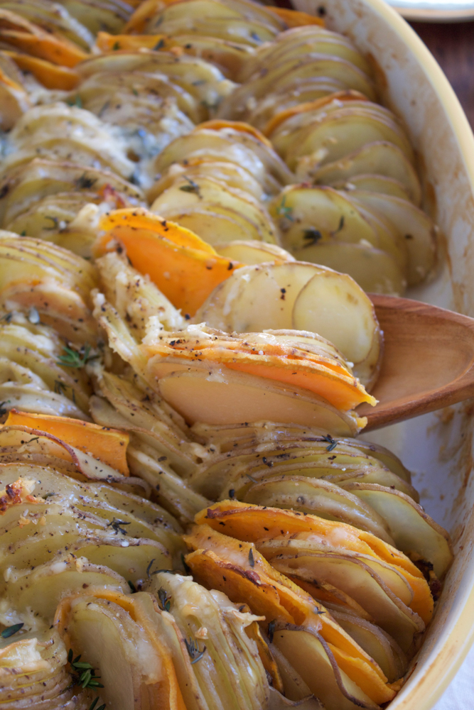 Hasselback Potato Gratin • Hip Foodie Mom