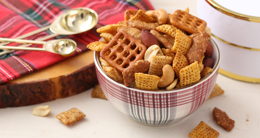 sesame ginger chex party mix