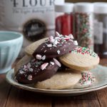 Holiday Shortbread Cookies! The perfect shortbread cookie, dressed up for the holidays! Get your kids involved for the decorating fun!