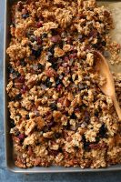 Gluten Free Maple Pecan Trail Mix Granola + Video!