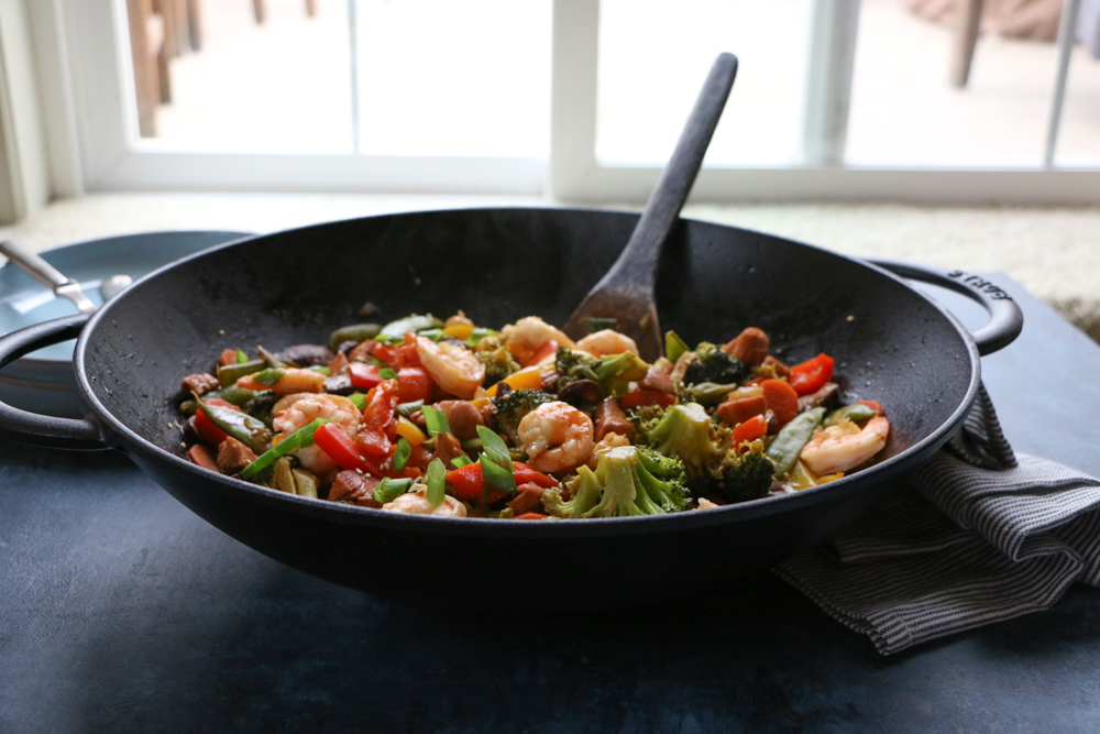 Chicken Shrimp Stir Fry