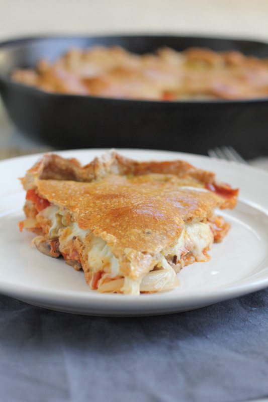 Hip Foodie Mom's Pepperoni Pizza Pot Pie