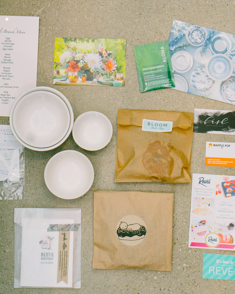 Brunch at The Home Market in Madison, Wisconsin! Featuring some of the BEST bakeries, businesses and shops in town! Dough Baby Bakery, Bloom Bake Shop, Jack and Ella Paper and Buttercup Beauty to name a few!