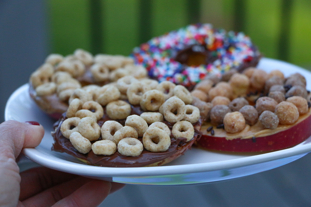 cereal apple donuts