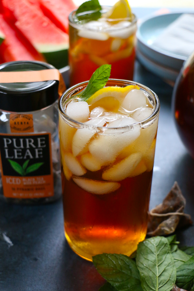 doing summer right with pure leaf home brewed iced teas