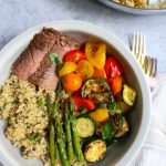 Delicious Spinach Artichoke Rice Bowl