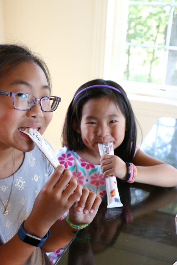 Mornings with Kite Hill Yogurt! Kite Hill almond milk yogurt with granola and fresh berries and honey! My kids love this for breakfast or as an after school snack!