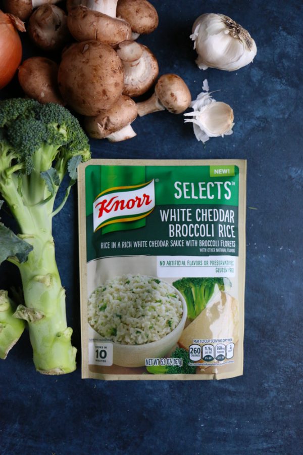 White Cheddar Broccoli Rice Casserole! Make this hassle-free, delicious and filling casserole. It&rsquo;s so easy to make and baked to perfection!