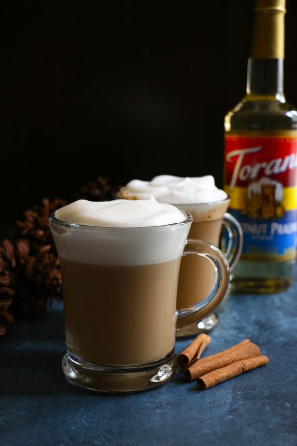 Chestnut Praline Latte! Ring in the season with this delicious and flavorful latte! Tastes like caramelized chestnuts with brown sugar pralines! So good!