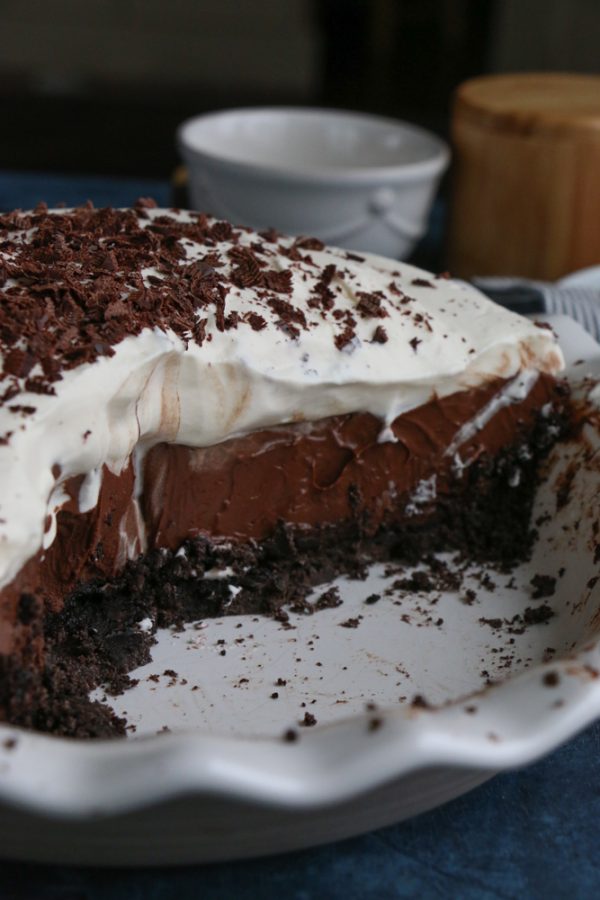 The Best Chocolate Cream Pie Ever! This recipes uses pure chocolate and vanilla extract which add that extra layer of richness, flavor and goodness! This pie is so good! I hope you try it!&nbsp;