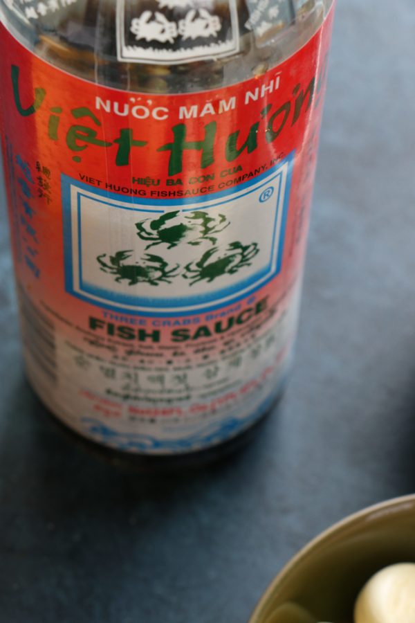 bottle of fish sauce