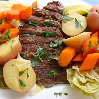 Instant Pot Corned Beef and Cabbage! The perfect recipe to make for St. Patrick's Day! And in half the time! 