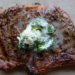 Herb Compound Butter Spread! It's so easy to make! This herb compound butter spread goes beautifully with grilled meats and vegetables!