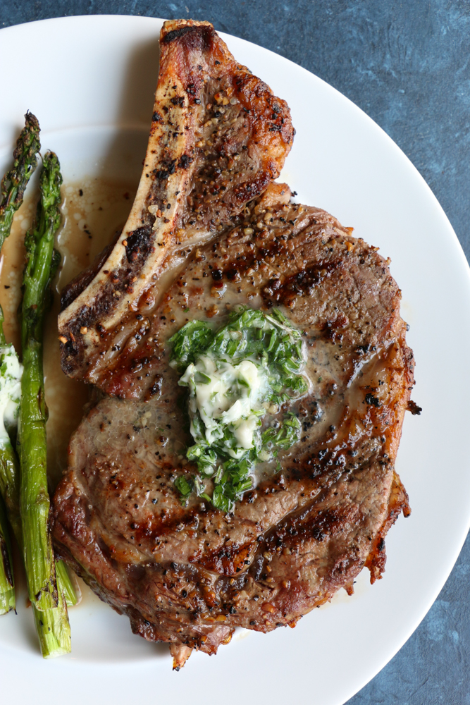 Herb Compound Butter Spread made with&nbsp;Land O Lakes&reg; Butter with Canola Oil. It's so easy to make and delicious! This herb compound butter spread goes beautifully with grilled meats and vegetables!